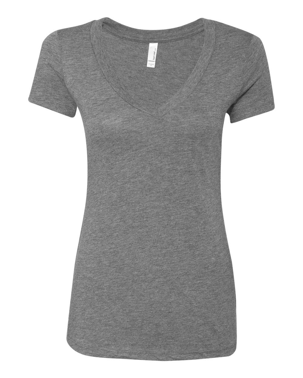 Next Level 6740-US Next Level 6740 - Women’s Triblend Deep V-Neck T-Shirt for custom printing in Montreal