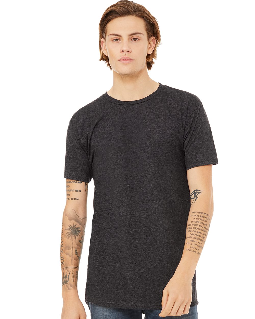 BELLA + CANVAS 3006-US BELLA + CANVAS 3006 - Men's Long Body Urban Tee for custom printing in Montreal