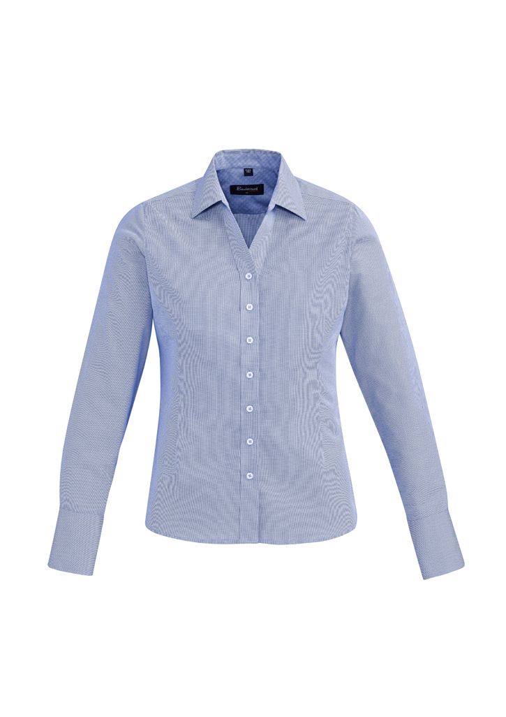 Biz Corporates 40310 Biz Corporates 40310 - Womens Hudson Long Sleeve Shirt for custom printing in Montreal