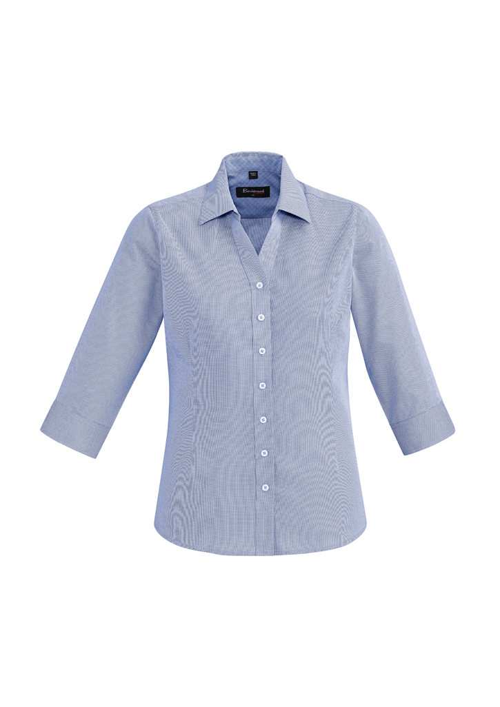 Biz Corporates 40311 Biz Corporates 40311 - Womens Hudson 3/4 Sleeve Shirt pour impression personnalisée à Montréal
