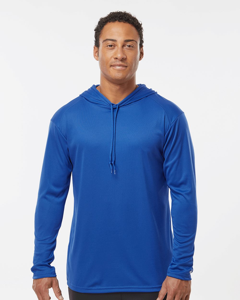 Badger 4105-US Badger 4105 - Unisex B-Core Hooded Long Sleeve T-Shirt for custom printing in Montreal