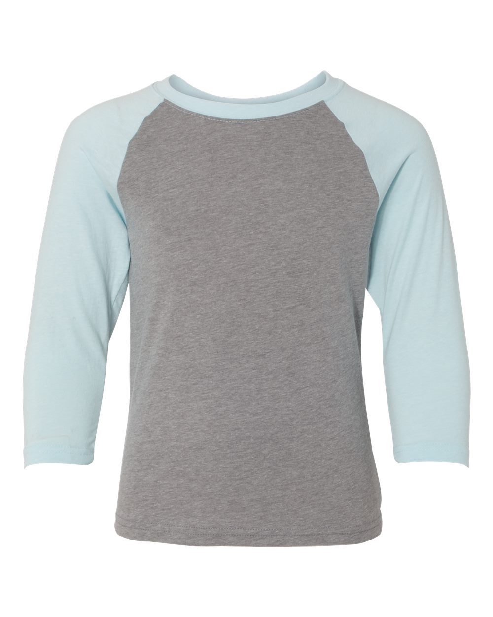 Next Level 3352-US Next Level 3352 - Youth CVC Three-Quarter Sleeve Raglan T-Shirt for custom printing in Montreal