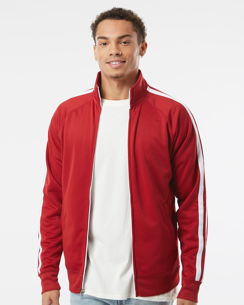 Independent Trading Co. EXP70PTZ-US Independent Trading Co. EXP70PTZ - Lightweight Poly-Tech Full-Zip Track Jacket pour impression personnalisée à Montréal
