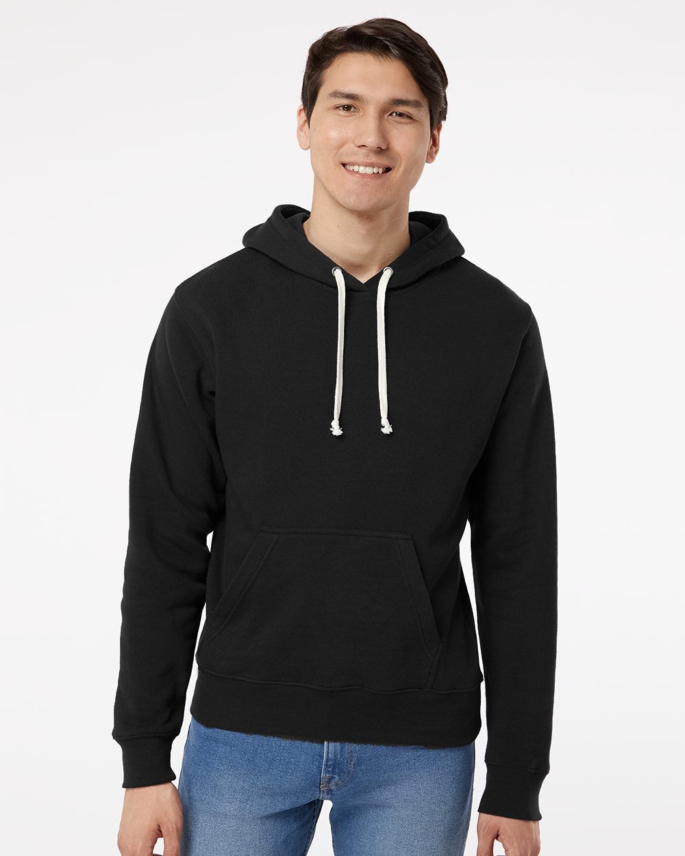 J. America 8871-US J. America 8871 - Men's Triblend Fleece Hooded Sweatshirt pour impression personnalisée à Montréal