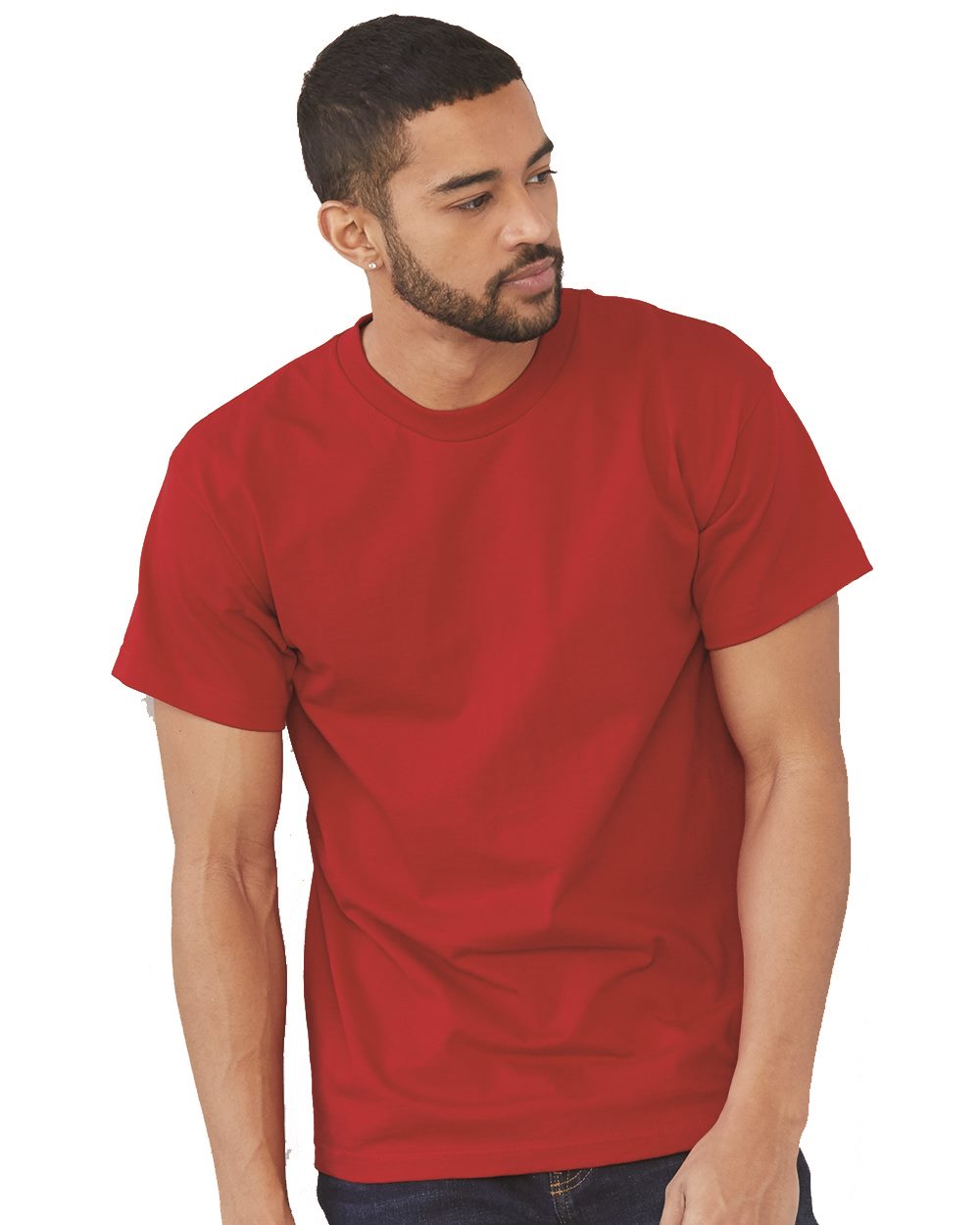 Bayside 5100-US-1 Bayside 5100 - Unisex USA-Made Heavyweight T-Shirt pour impression personnalisée à Montréal
