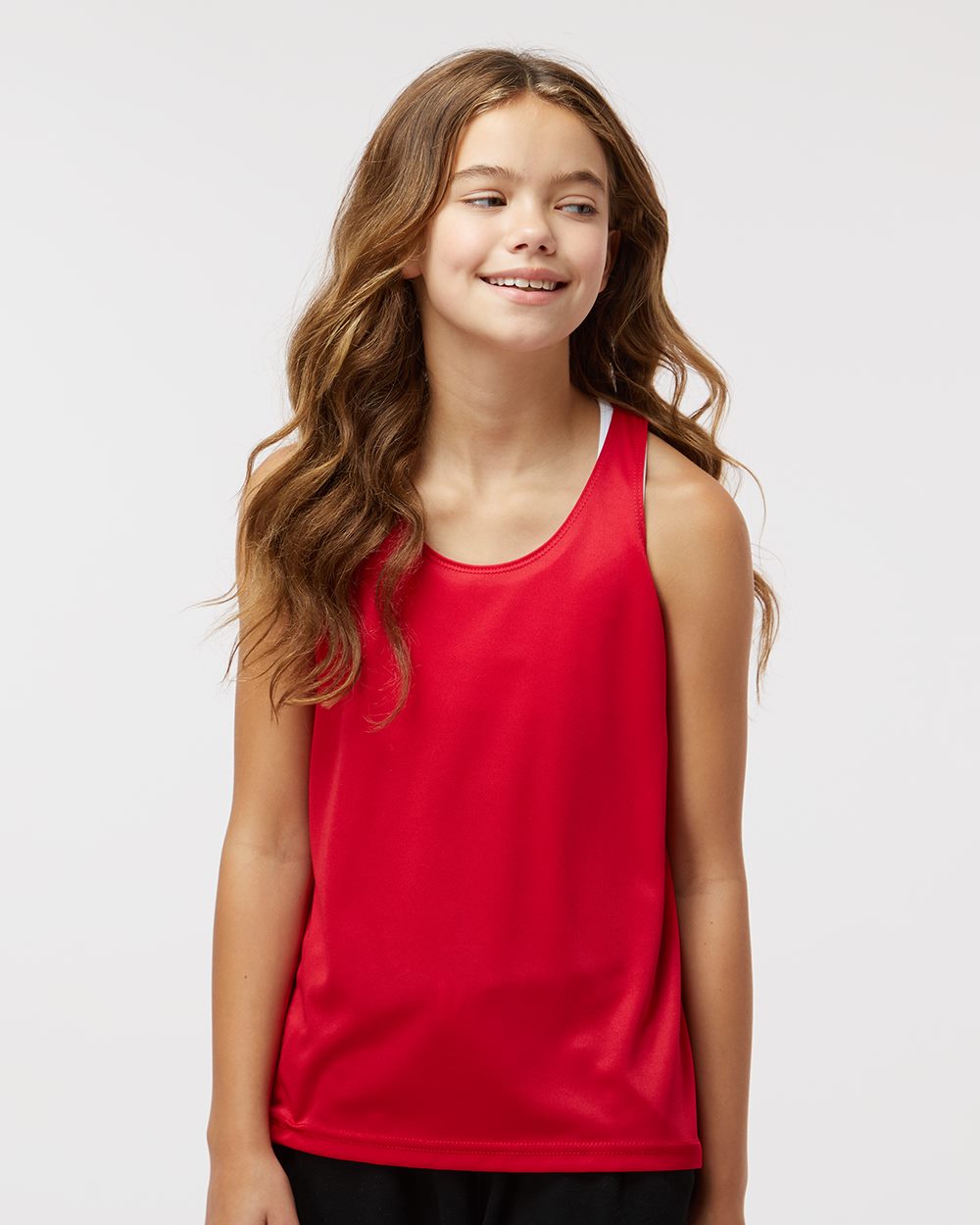 Badger 2166-US Badger 2166 - Girls’ B-Core Racerback Tank Top pour impression personnalisée à Montréal