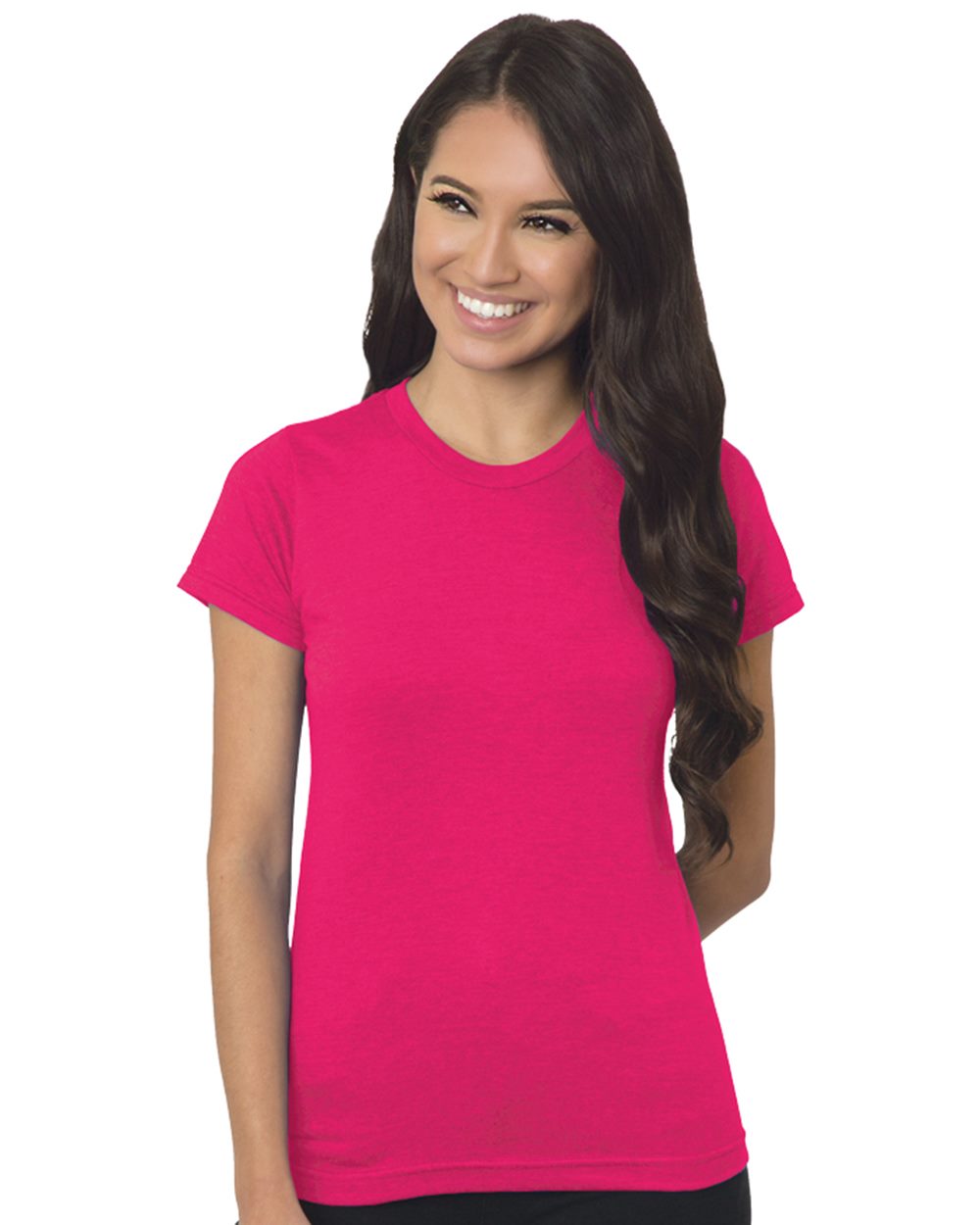 Bayside 4990-US Bayside 4990 - Women's USA-Made Fine Jersey T-Shirt pour impression personnalisée à Montréal