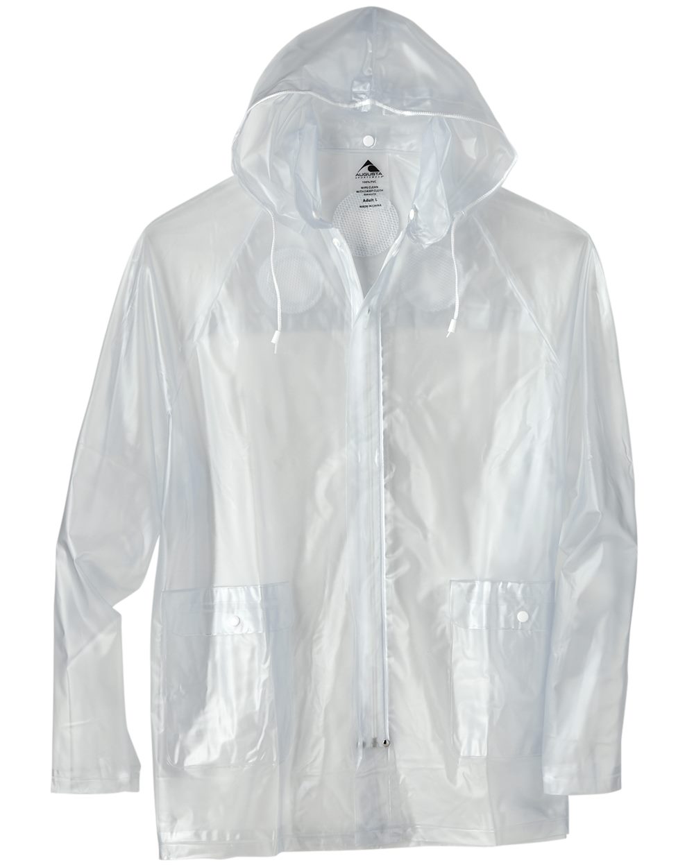 Augusta Sportswear 3160-US Augusta Sportswear 3160 - Men's Clear Hooded Rain Jacket pour impression personnalisée à Montréal