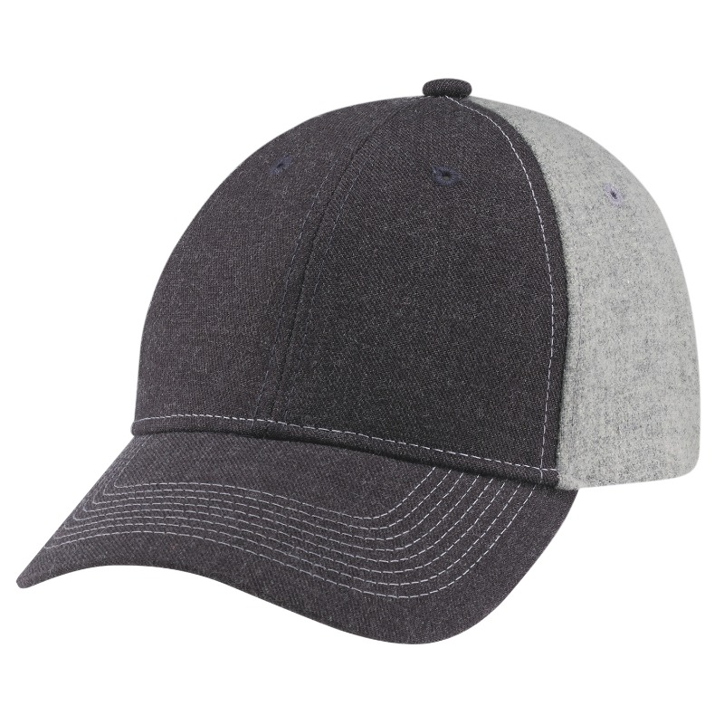 AJM International 4M639M AJM International 4M639M - Wool Serge Heather 6 Panel Constructed Full-Fit pour impression personnalisée à Montréal