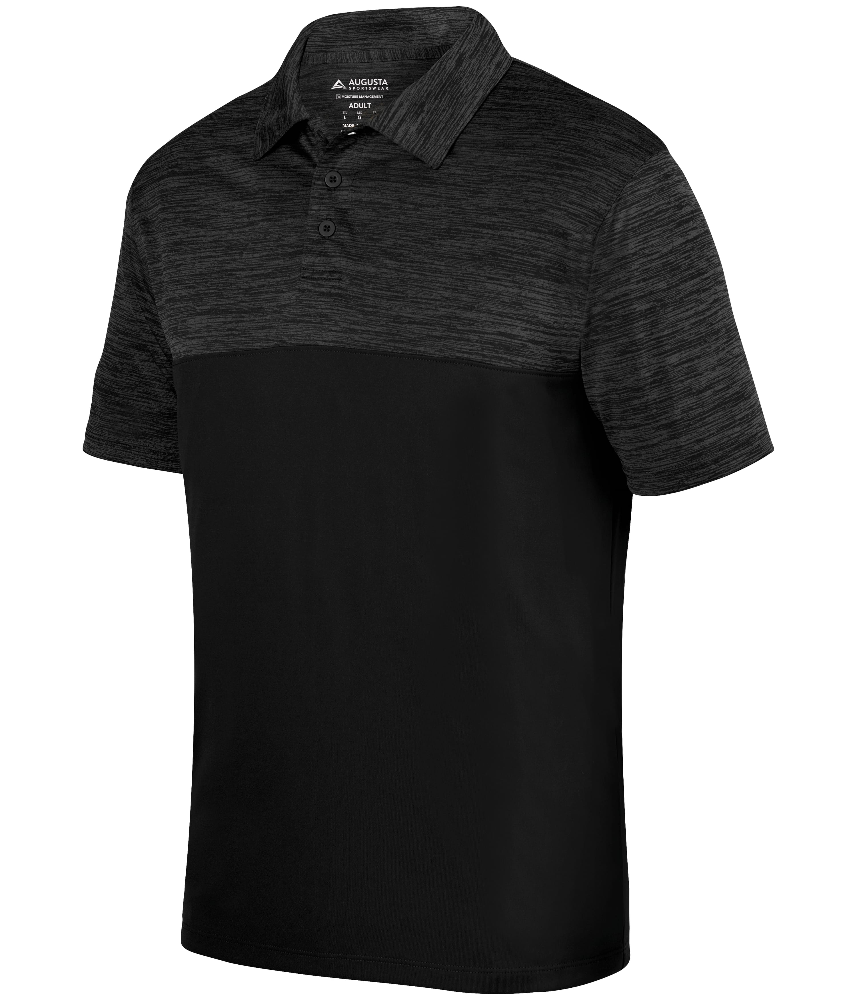Augusta 5412 Augusta 5412 - Shadow Tonal Heather Polo for custom printing in Montreal
