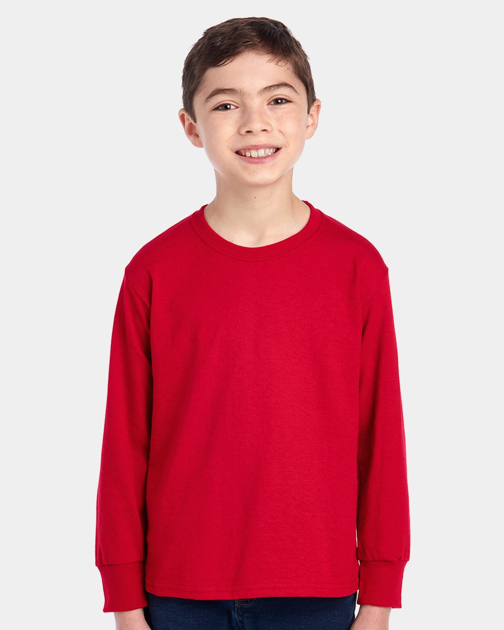 JERZEES 29BLR-US JERZEES 29BLR - Dri-Power® Youth Long Sleeve 50/50 T-Shirt pour impression personnalisée à Montréal