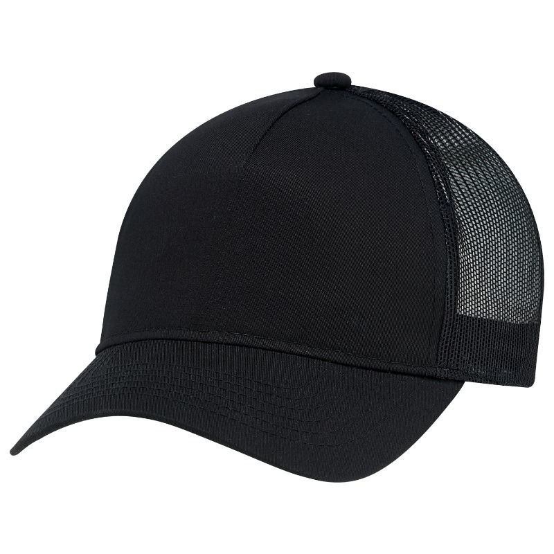 AJM International 5970L AJM International 5970L - Polycotton / Polyester Mesh 5 Panel Constructed Full-Fit-Five (Mesh Back, Women's) pour impression personnalisée à Montréal