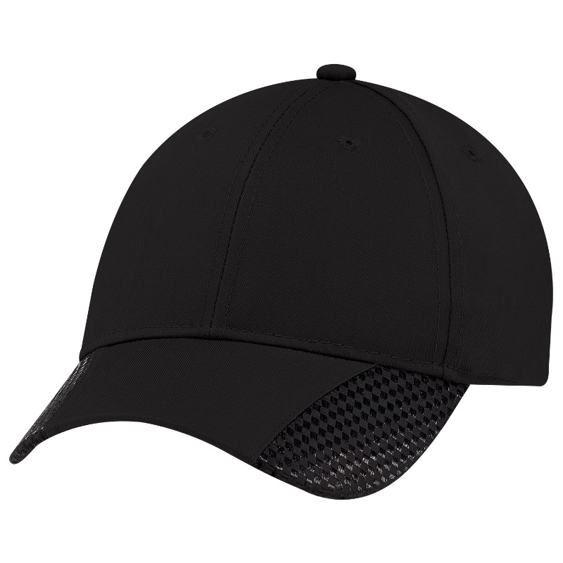 AJM International 5989M AJM International 5989M - Polycotton / Faux Carbon Fibre 6 Panel Constructed Full-Fit for custom printing in Montreal