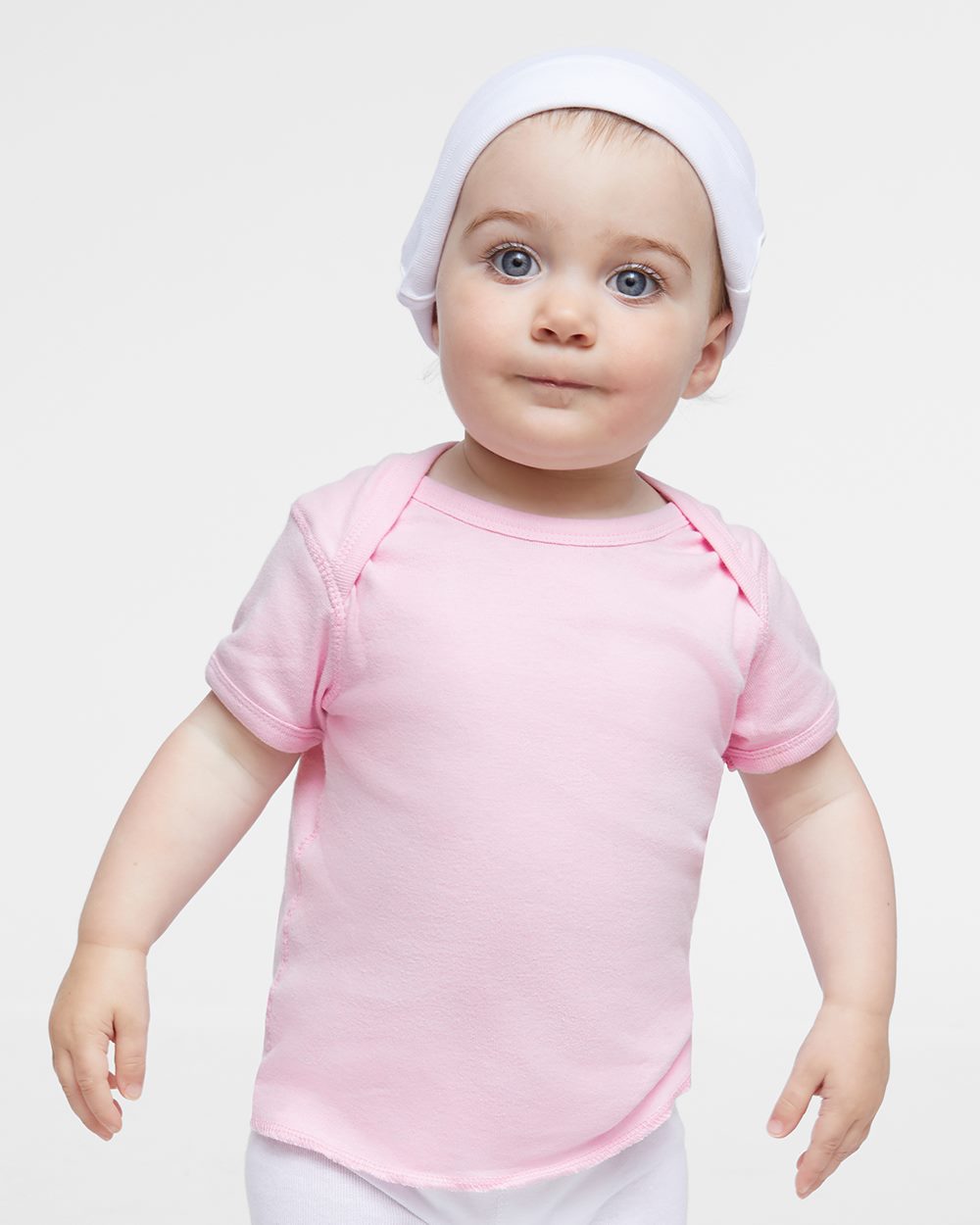 Rabbit Skins 3400-US Rabbit Skins 3400 - Infant Baby Rib Tee for custom printing in Montreal