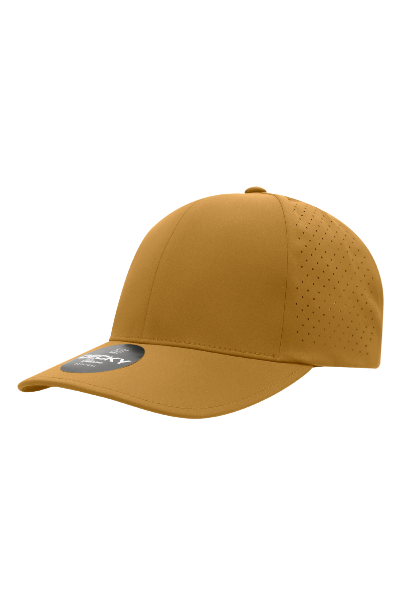 Decky 6046 Decky 6046 - 6 Panel Low Profile Structured Perforated Performance Cap pour impression personnalisée à Montréal