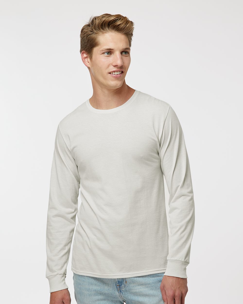 Russell Athletic 64LTTM-US Russell Athletic 64LTTM - Dri Power® CVC Performance Long Sleeve T-Shirt for custom printing in Montreal