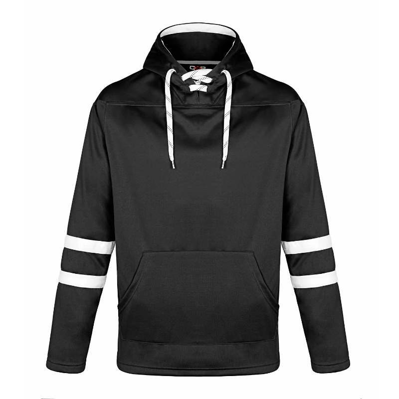 CX2 L00617 CX2 L00617 - Dangle - Adult Pullover Hockey Lace Hooded Sweatshirt for custom printing in Montreal