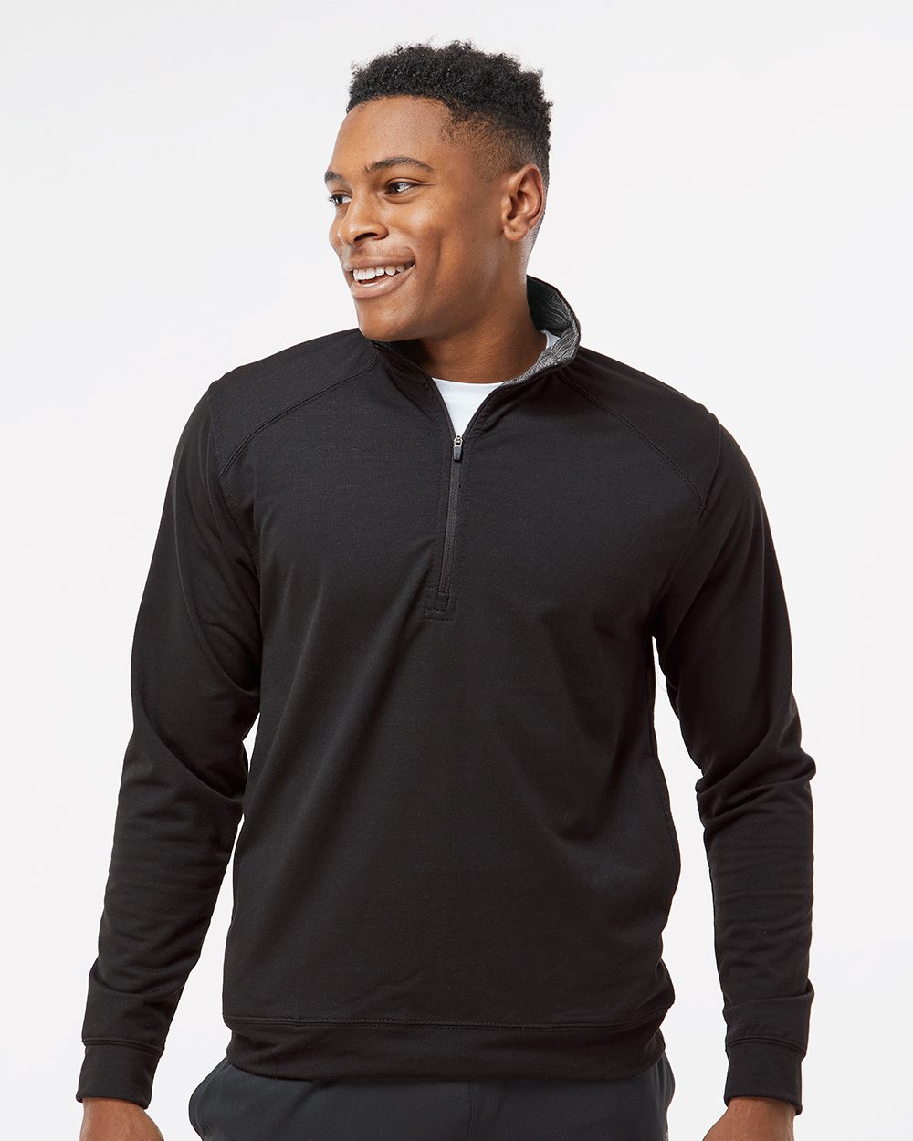 J. America 8434-US J. America 8434 - Men's Omega Stretch Quarter-Zip Pullover pour impression personnalisée à Montréal