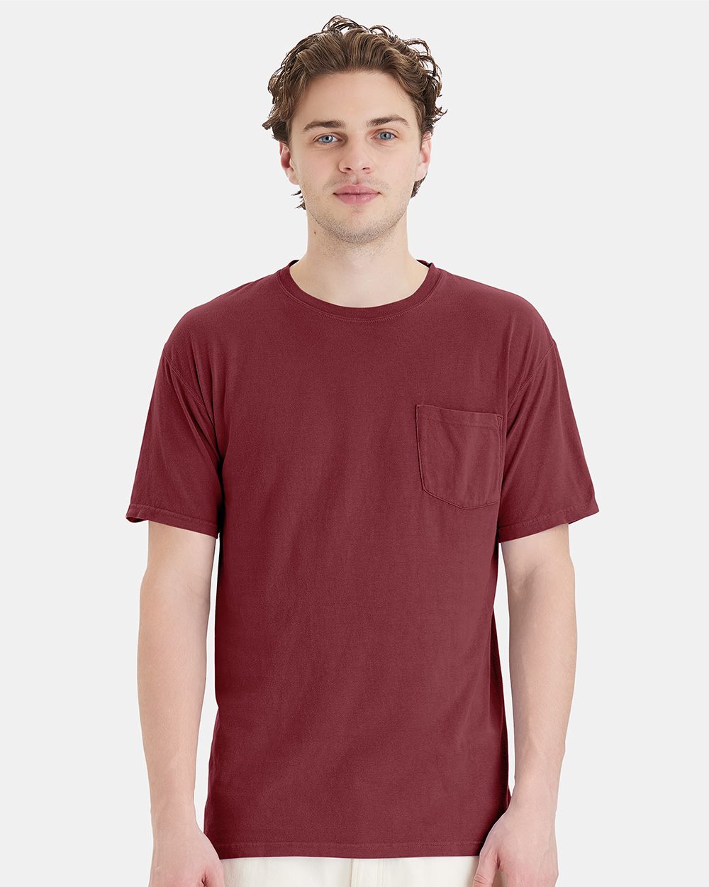 ComfortWash by Hanes GDH150-US ComfortWash by Hanes GDH150 - Unisex Garment-Dyed Pocket T-Shirt pour impression personnalisée à Montréal