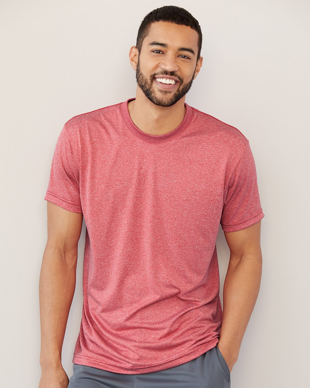 Bayside 5300-US-1 Bayside 5300 - Unisex USA-Made Performance T-Shirt pour impression personnalisée à Montréal