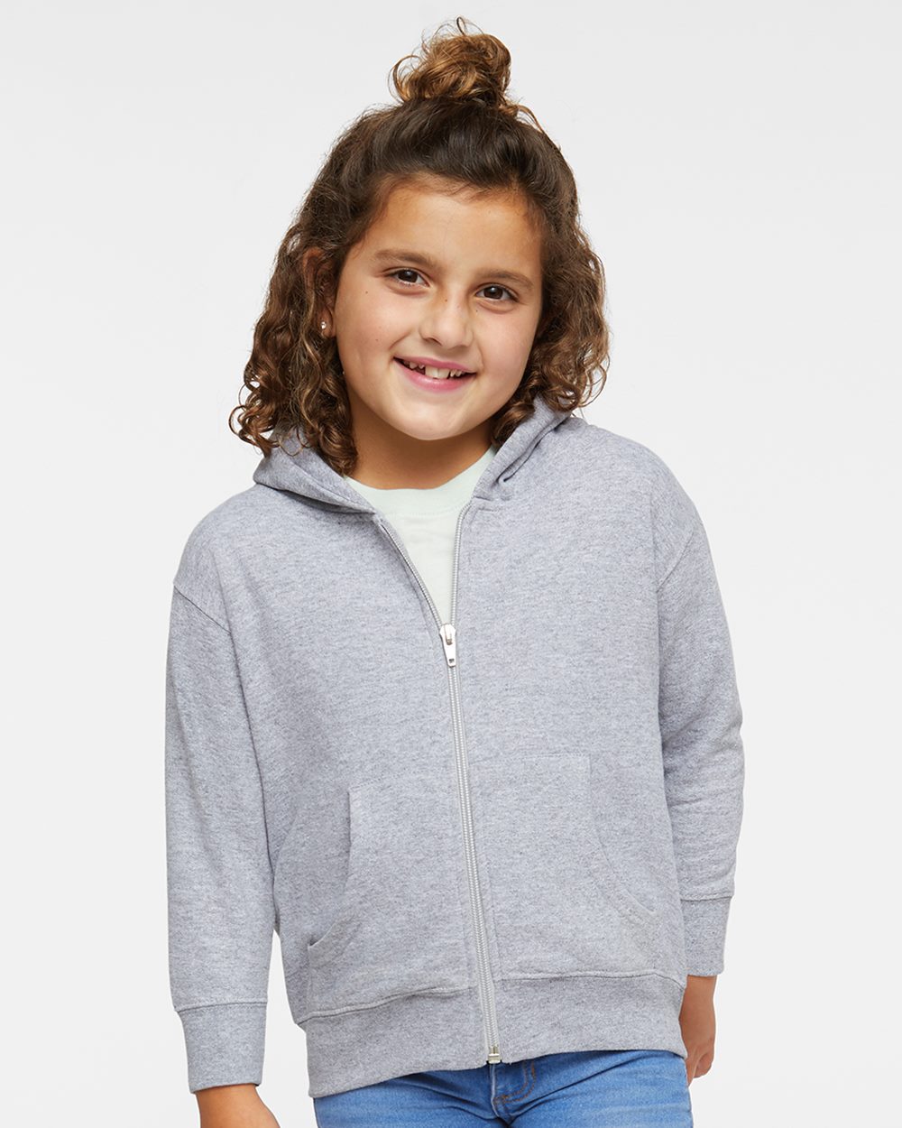 Rabbit Skins 3346-US Rabbit Skins 3346 - Toddler Full-Zip Fleece Hoodie for custom printing in Montreal