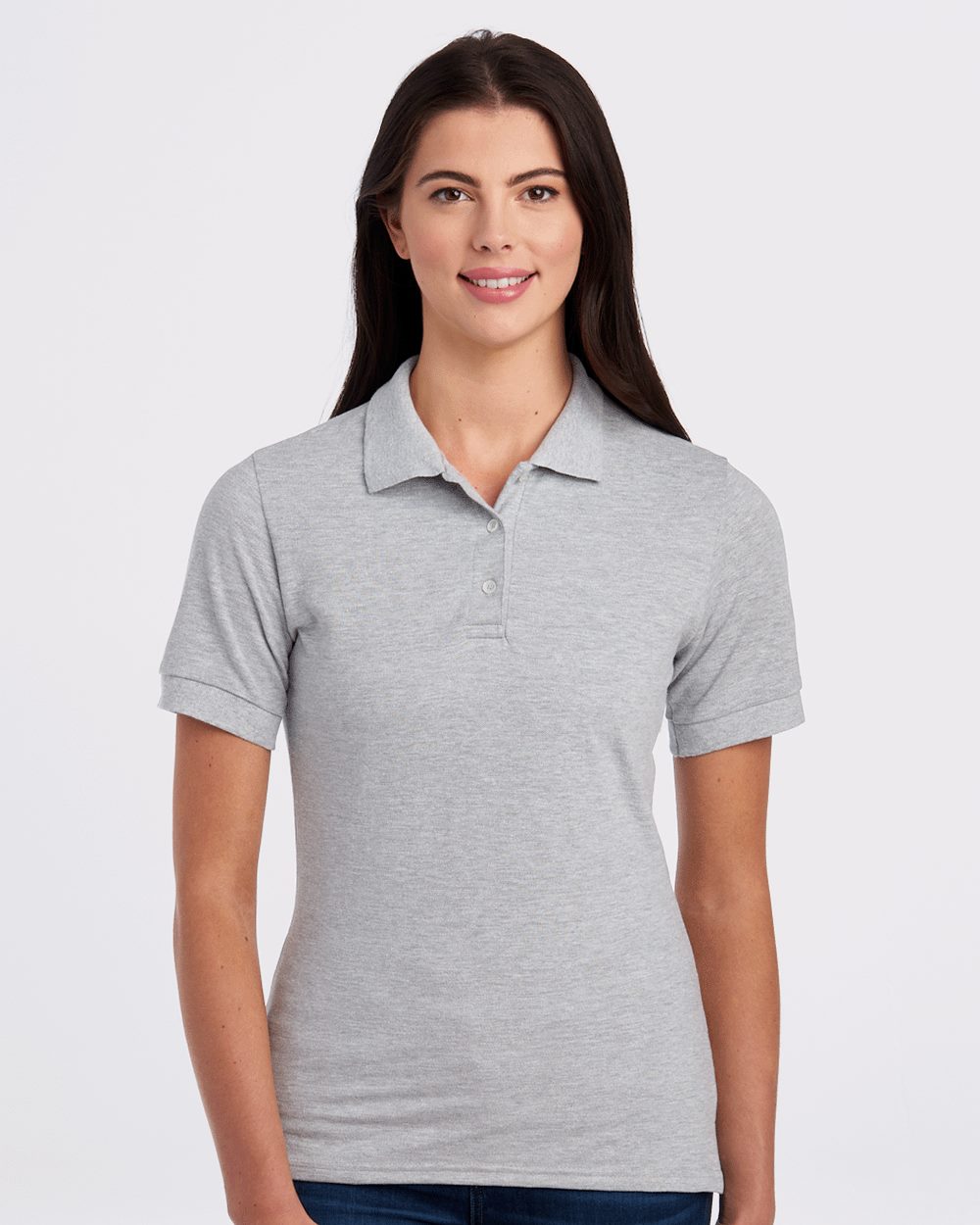 JERZEES 443W-US JERZEES 443W - Women's 100% Ring-Spun Cotton Piqué Polo for custom printing in Montreal