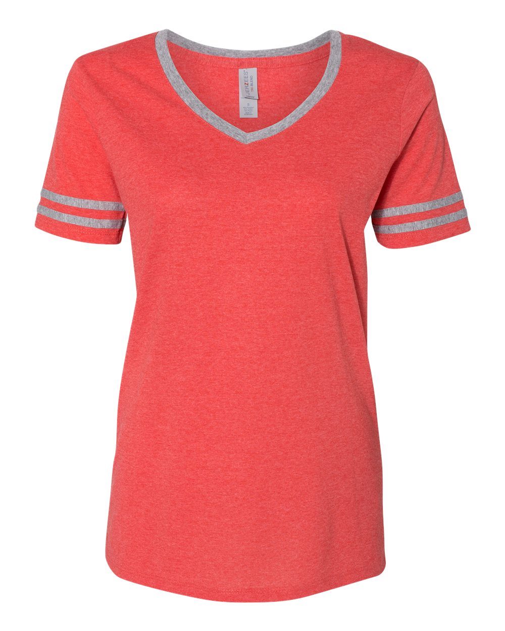 JERZEES 602WVR-US JERZEES 602WVR - Women's Varsity Triblend V-Neck T-Shirt for custom printing in Montreal