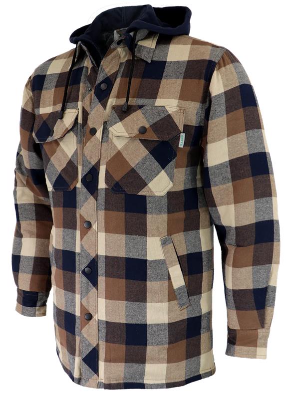 Gatts Work Wear 630DCF Gatts Work Wear 630DCF - Flanel shirt Lined with Hood for custom printing in Montreal