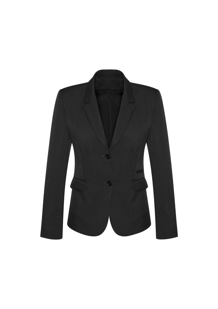 Biz Corporates 64019 Biz Corporates 64019 - Womens Comfort Wool Stretch 2 Button Mid Length Jacket pour impression personnalisée à Montréal