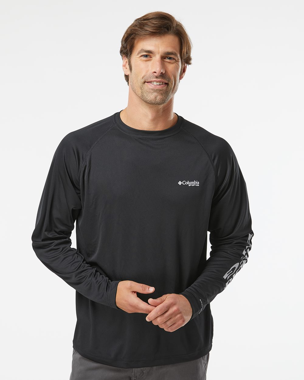 Columbia 138826-US Columbia 138826 - Men's PFG Terminal Tackle™ Long Sleeve T-Shirt for custom printing in Montreal