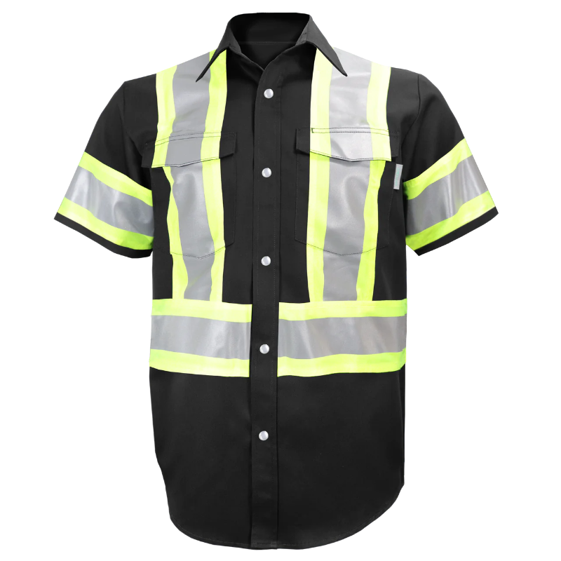 Gatts Work Wear 650SX4 Gatts Work Wear 650SX4 - Short Sleeve Snap Tape 4 pour impression personnalisée à Montréal