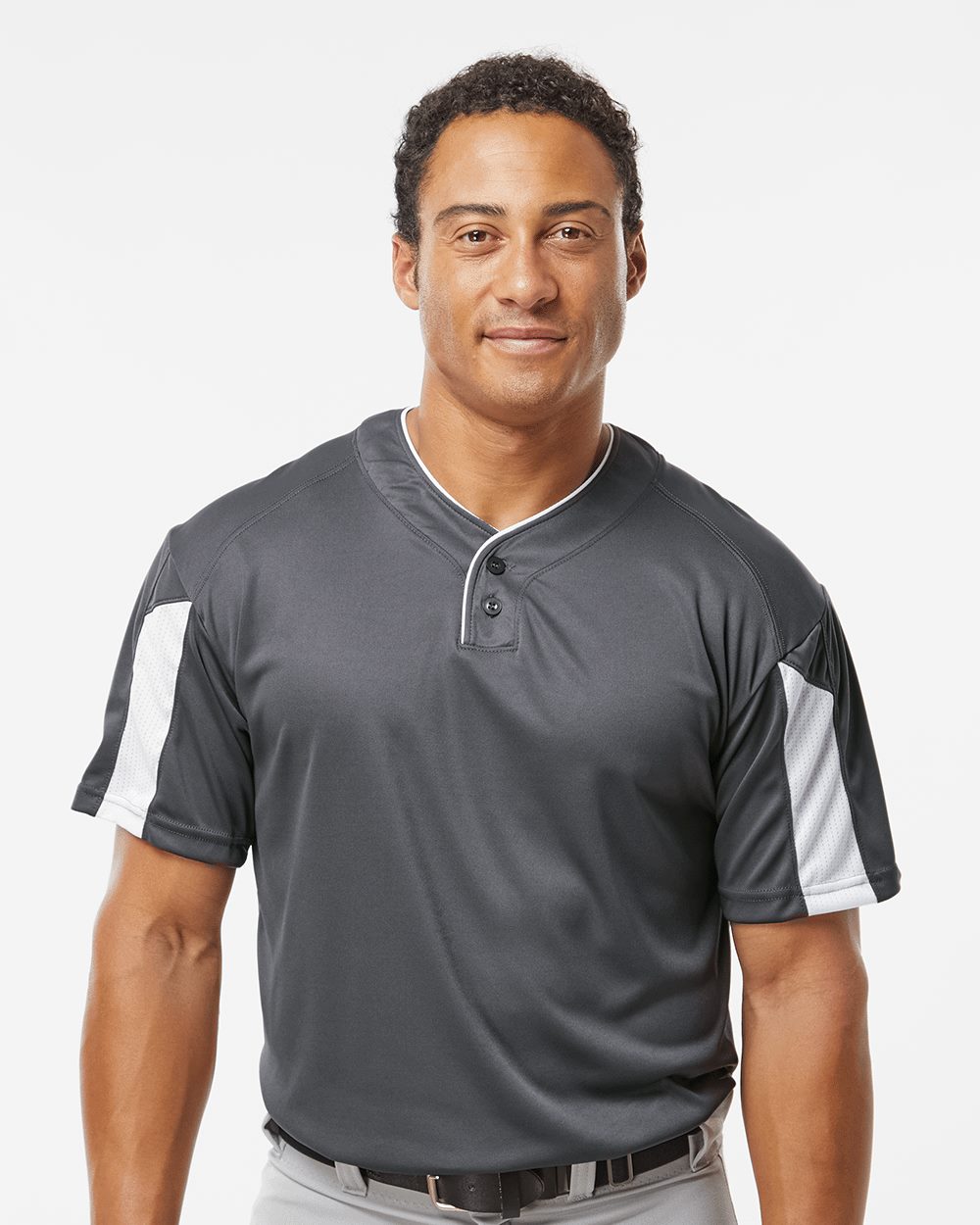 Alleson Athletic 7976-US Alleson Athletic 7976 - Men's Striker Placket pour impression personnalisée à Montréal