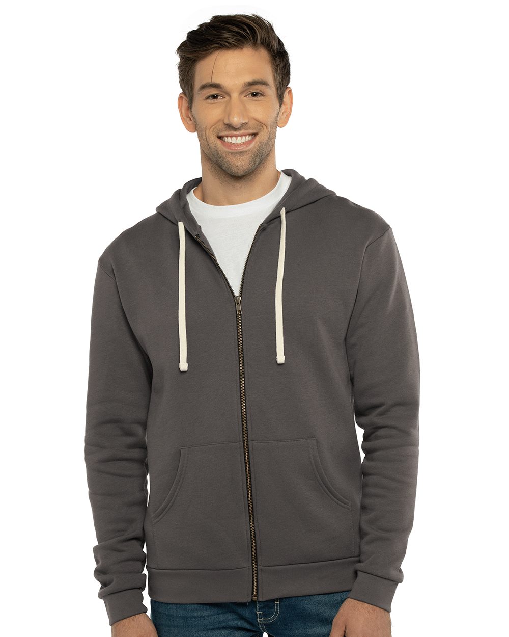 Next Level 9602-US Next Level 9602 - Santa Cruz Full-Zip Hoodie for custom printing in Montreal