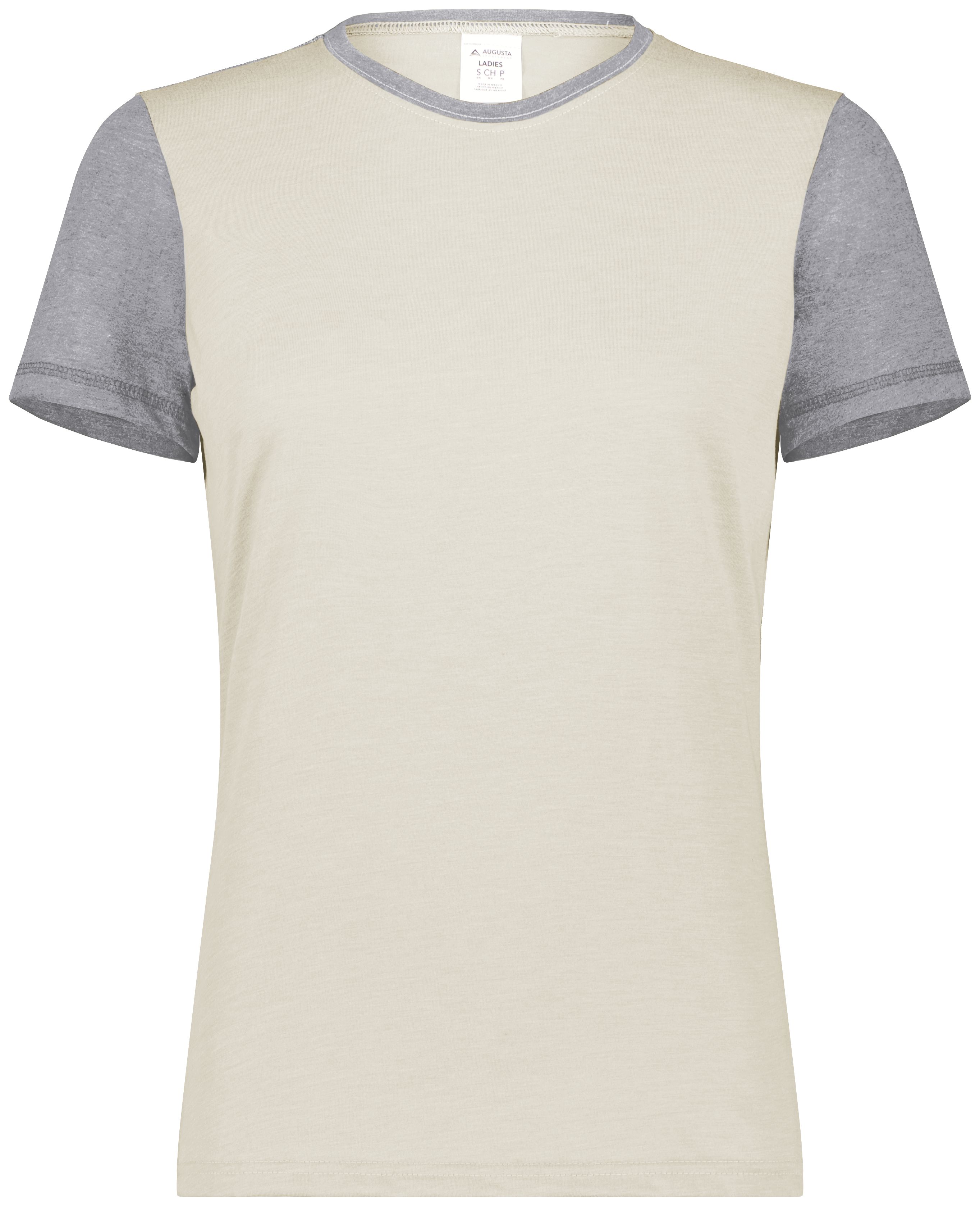 Augusta 6878 Augusta 6878 - Ladies Gameday Vintage Ringer Tee for custom printing in Montreal