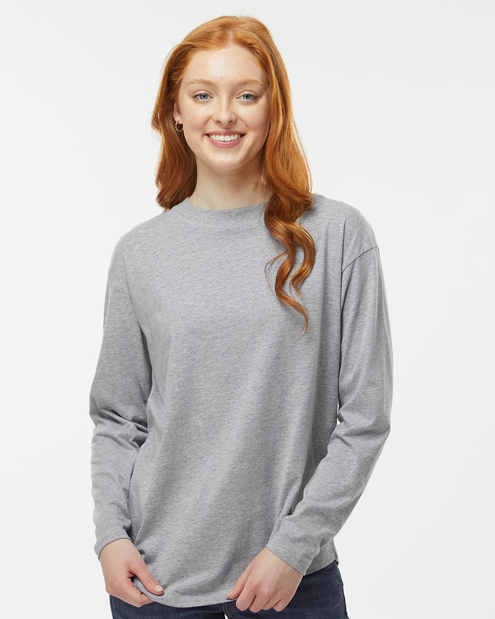 LAT 3508-US LAT 3508 - Women's Fine Jersey Long Sleeve Tee for custom printing in Montreal
