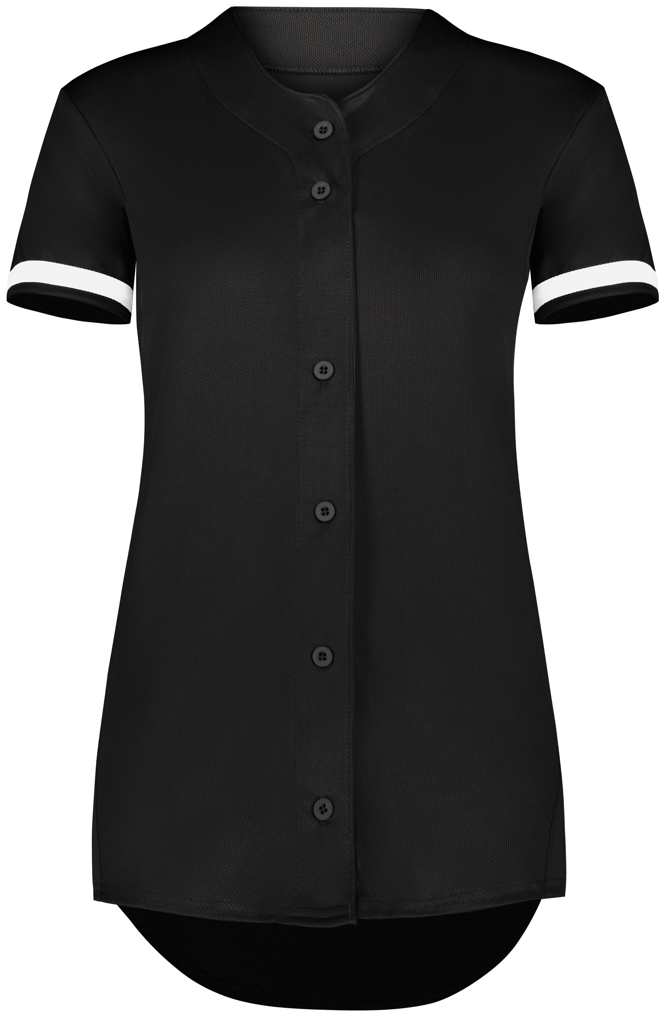 Augusta 6919 Augusta 6919 - Ladies Cutter+ Full Button Softball Jersey pour impression personnalisée à Montréal