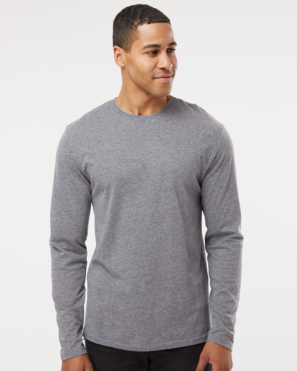 LAT 6918-US LAT 6918 - Men's Fine Jersey Long Sleeve Tee for custom printing in Montreal