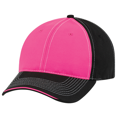 AJM International 6G617M AJM International 6G617M - Deluxe Chino Twill / Polyester Neon 6 Panel Constructed Full-Fit pour impression personnalisée à Montréal