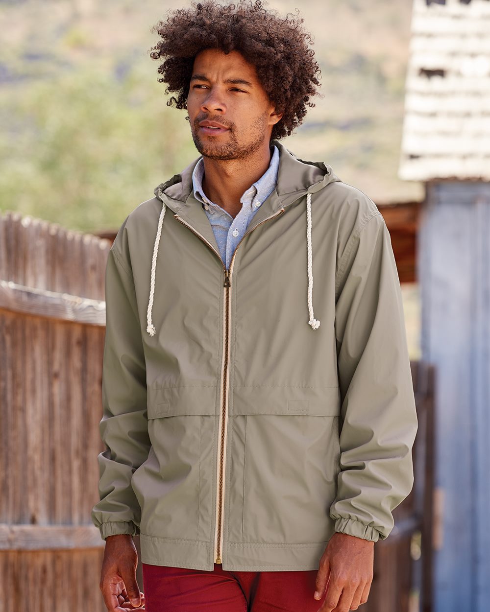 Weatherproof 193910-US Weatherproof 193910 - Unisex Vintage Hooded Rain Jacket for custom printing in Montreal