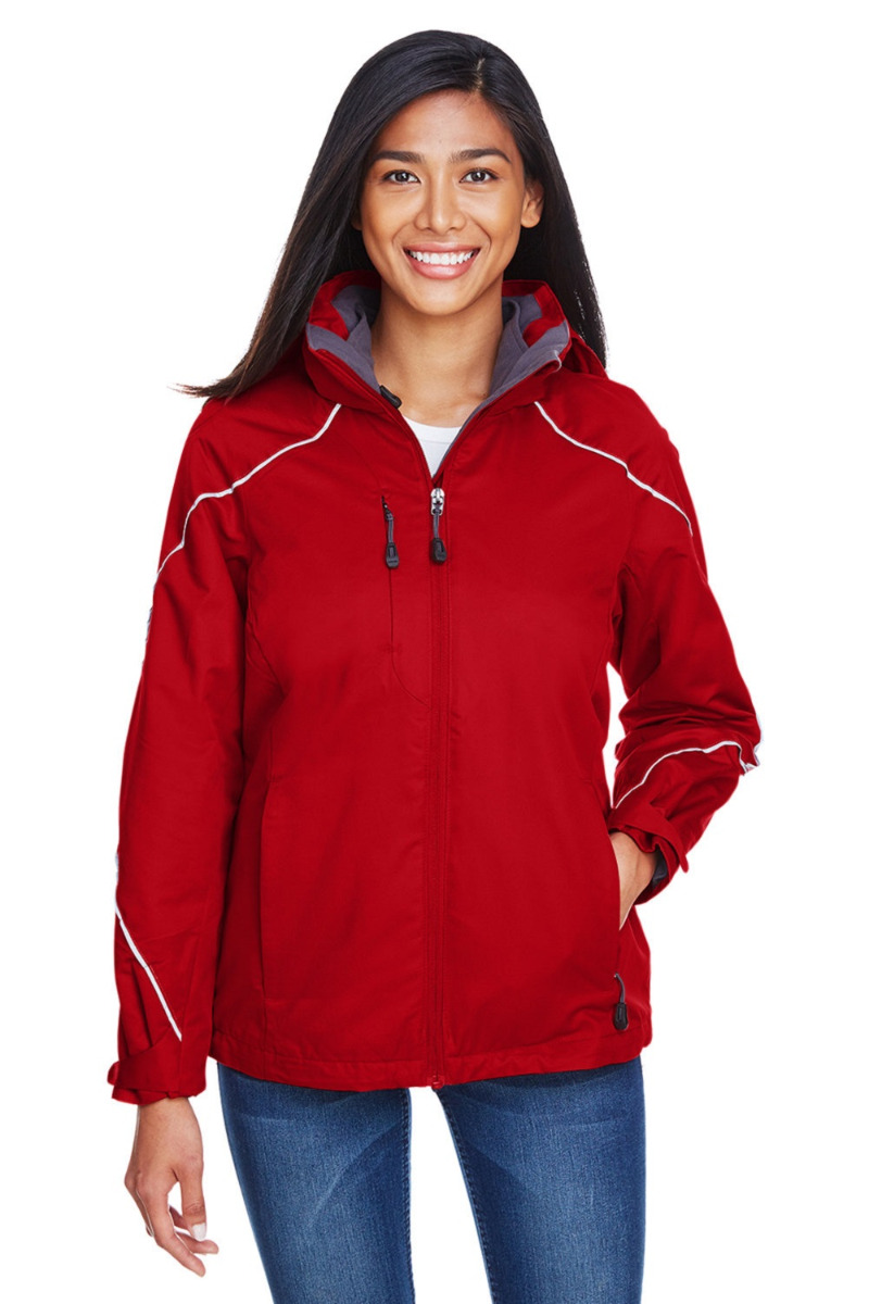 North End 78196 North End 78196 - Ladies' Angle 3in1 Jacket with Bonded Fleece Liner for custom printing in Montreal