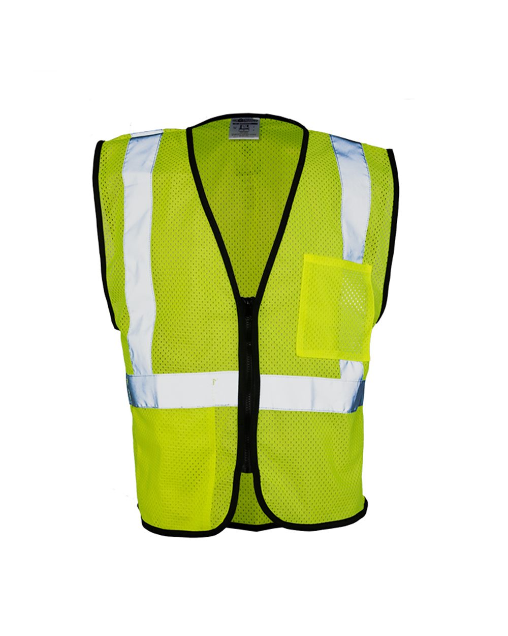 Kishigo 1537-1538-US Kishigo 1537-1538 - Unisex Double-Pocket Zippered Economy Class 2 Vest pour impression personnalisée à Montréal