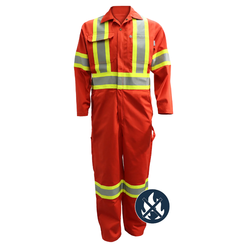 Gatts Work Wear 790X4FR Gatts Work Wear 790X4FR - Coverall FR With Reflect 4 for custom printing in Montreal