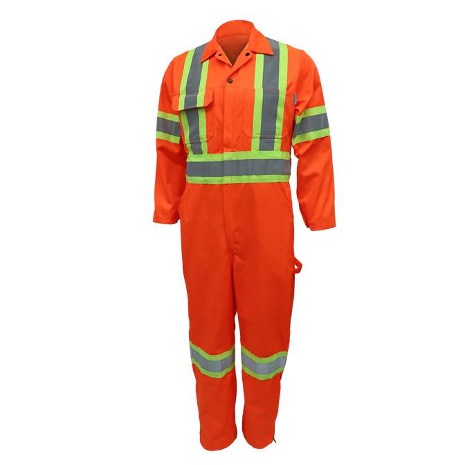 Gatts Work Wear 791X4-TALL Gatts Work Wear 791X4-TALL - Coverall Zip Bottom With Reflect 4 TALL pour impression personnalisée à Montréal