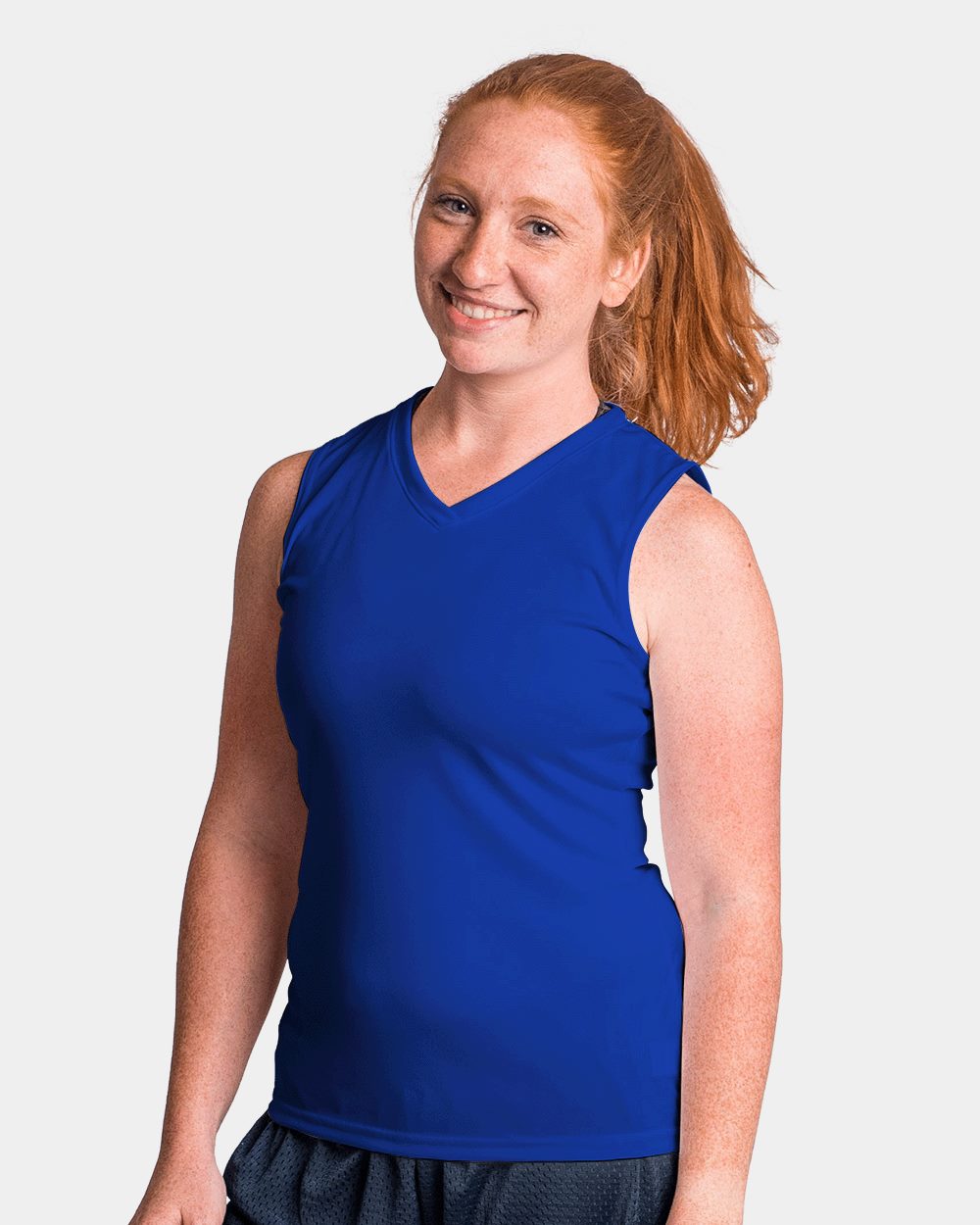 C2 Sport 5663-US C2 Sport 5663 - Women's Sleeveless V-Neck T-Shirt for custom printing in Montreal