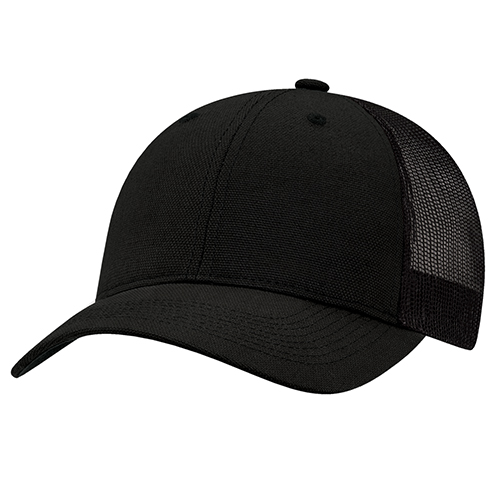 AJM International 7F640M AJM International 7F640M - Duck Canvas / Polyester Mesh 6 Panel Constructed Full-Fit (Mesh Back) for custom printing in Montreal