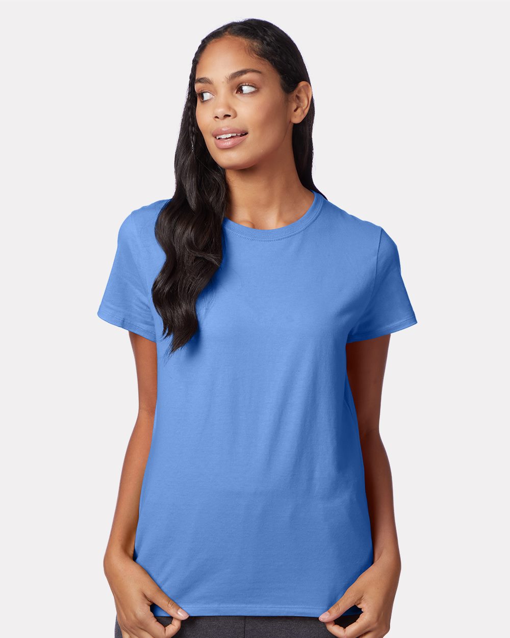 Hanes SL04-US Hanes SL04 - Perfect-T Women’s T-Shirt for custom printing in Montreal