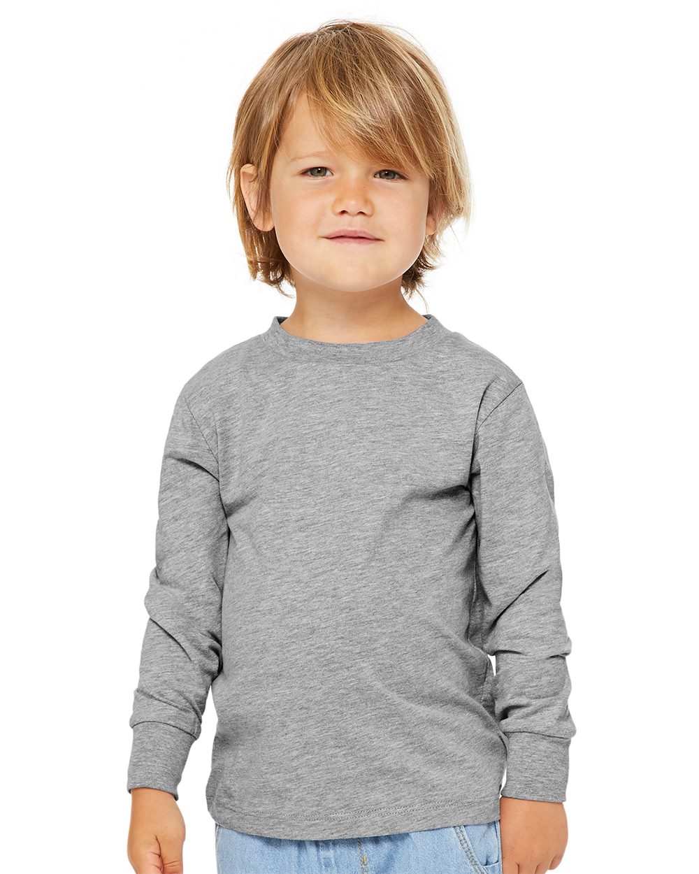 BELLA + CANVAS 3501T-US BELLA + CANVAS 3501T - Toddler Jersey Long Sleeve Tee for custom printing in Montreal