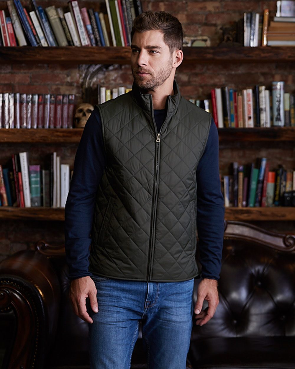 Weatherproof 207359-US Weatherproof 207359 - Men's Vintage Diamond Quilted Vest for custom printing in Montreal