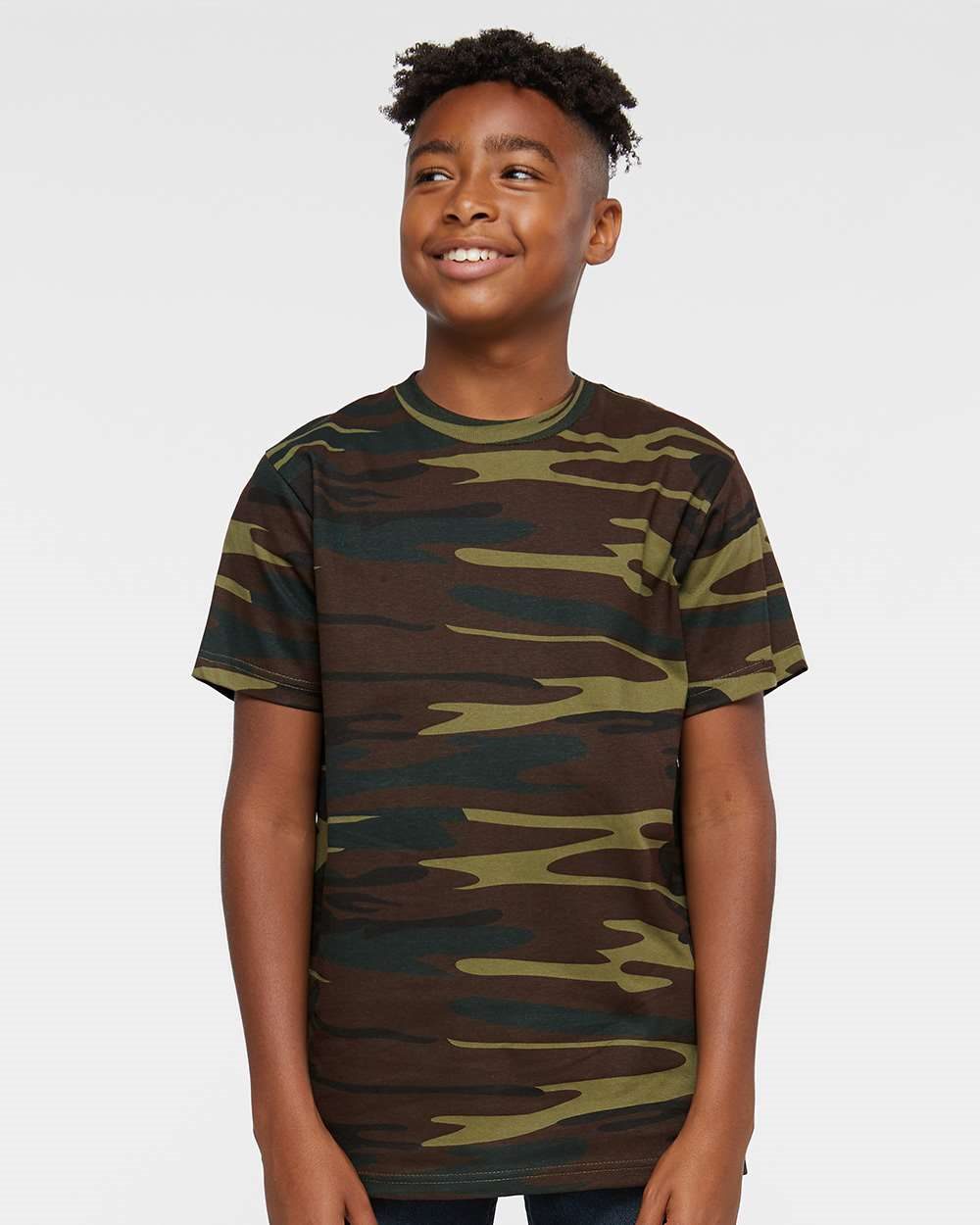 Code Five 2207-US-1 Code Five 2207 - Youth Camouflage T-Shirt pour impression personnalisée à Montréal