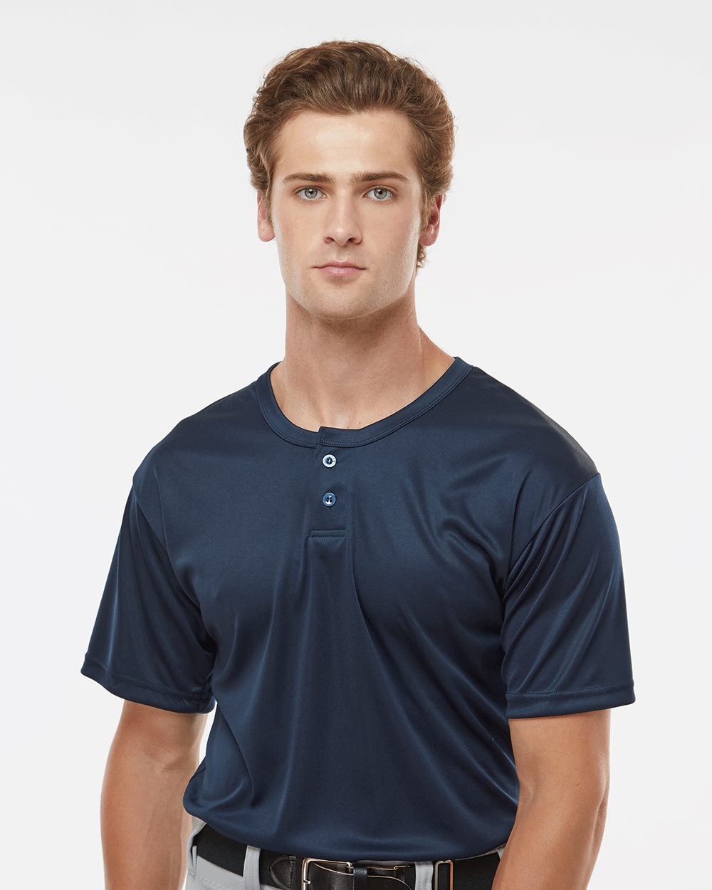 Alleson Athletic 7930-US Alleson Athletic 7930 - Men's B-Core Placket Jersey pour impression personnalisée à Montréal